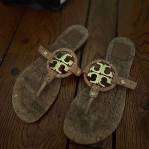 Tory burch cork sandal